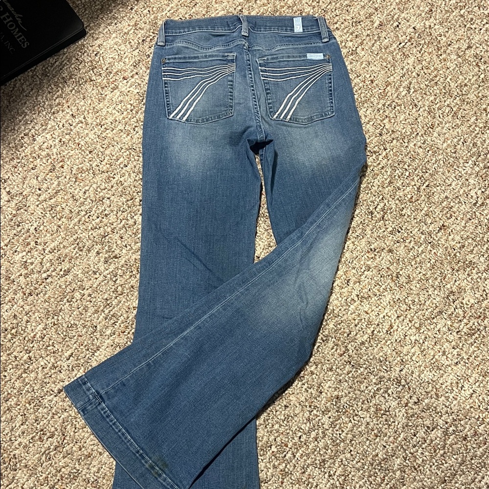 7 For All Mankind Flare Blue Jeans size 26